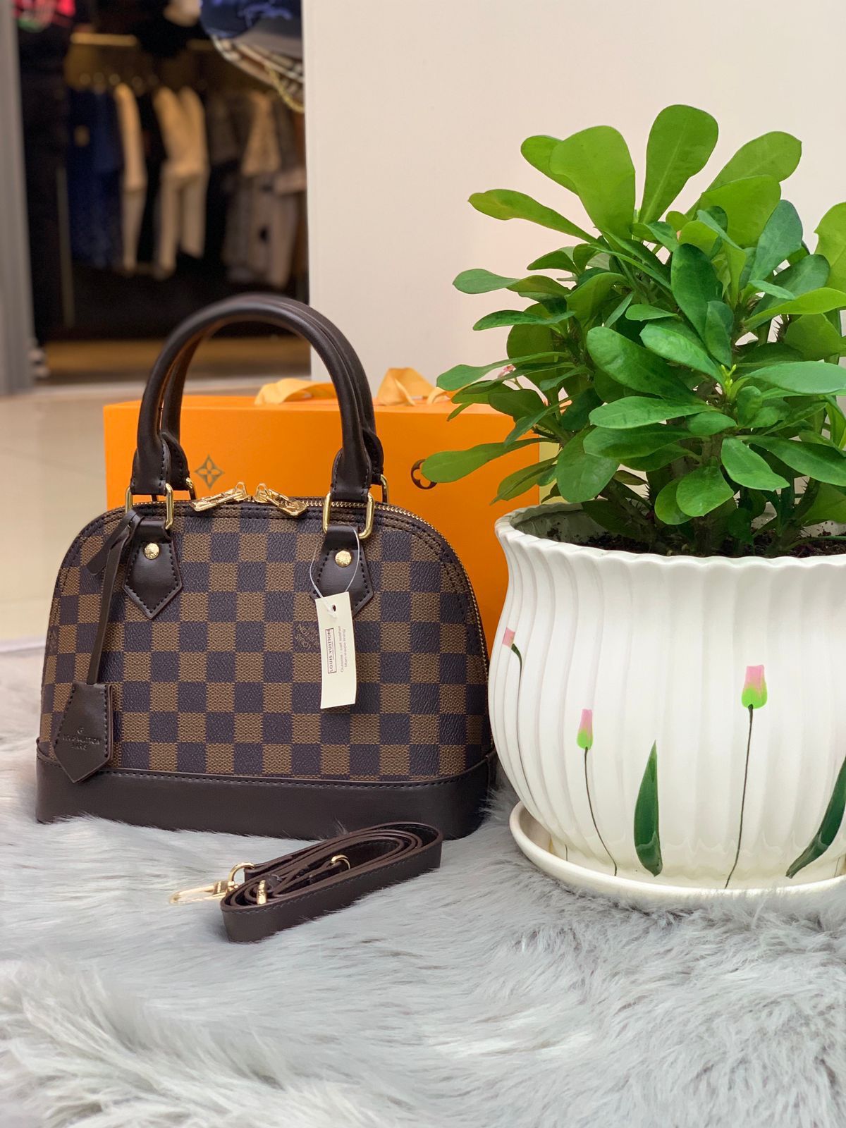 ALMA BB super master quality real leather