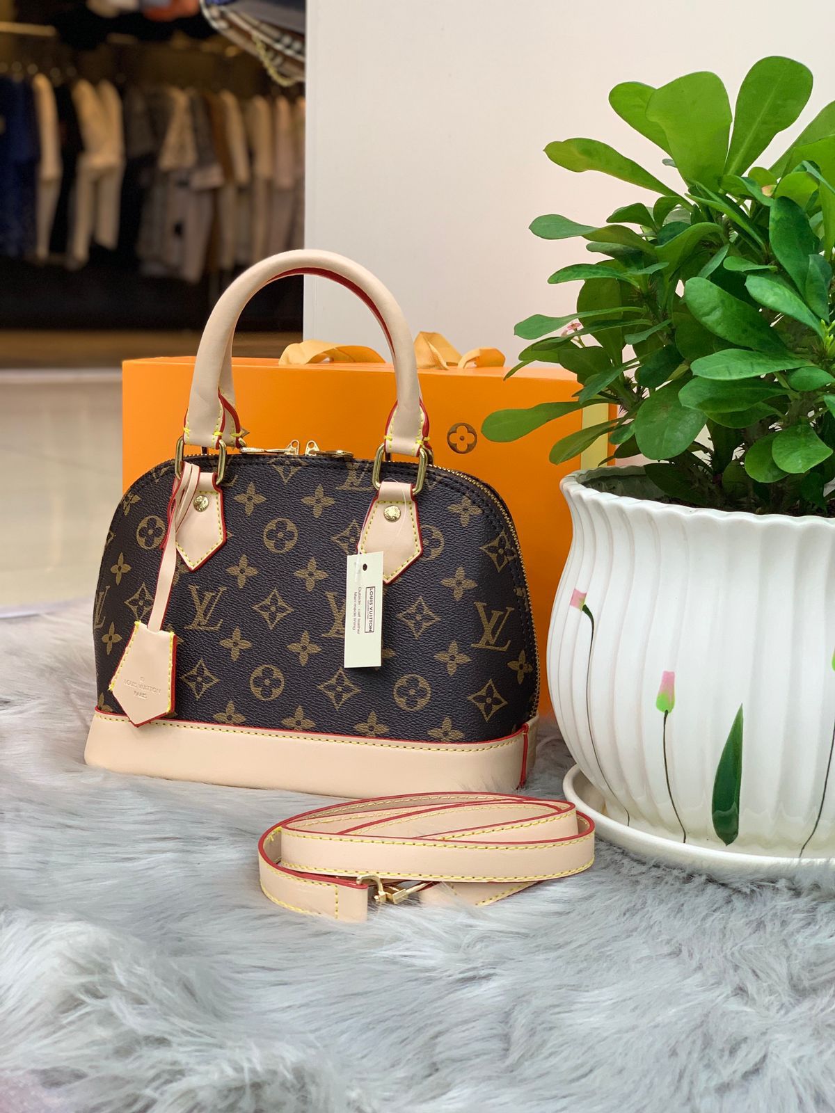 ALMA BB super master quality real leather