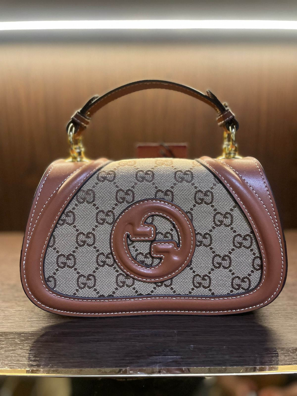 GG HANDBAG 22CM super master real leather