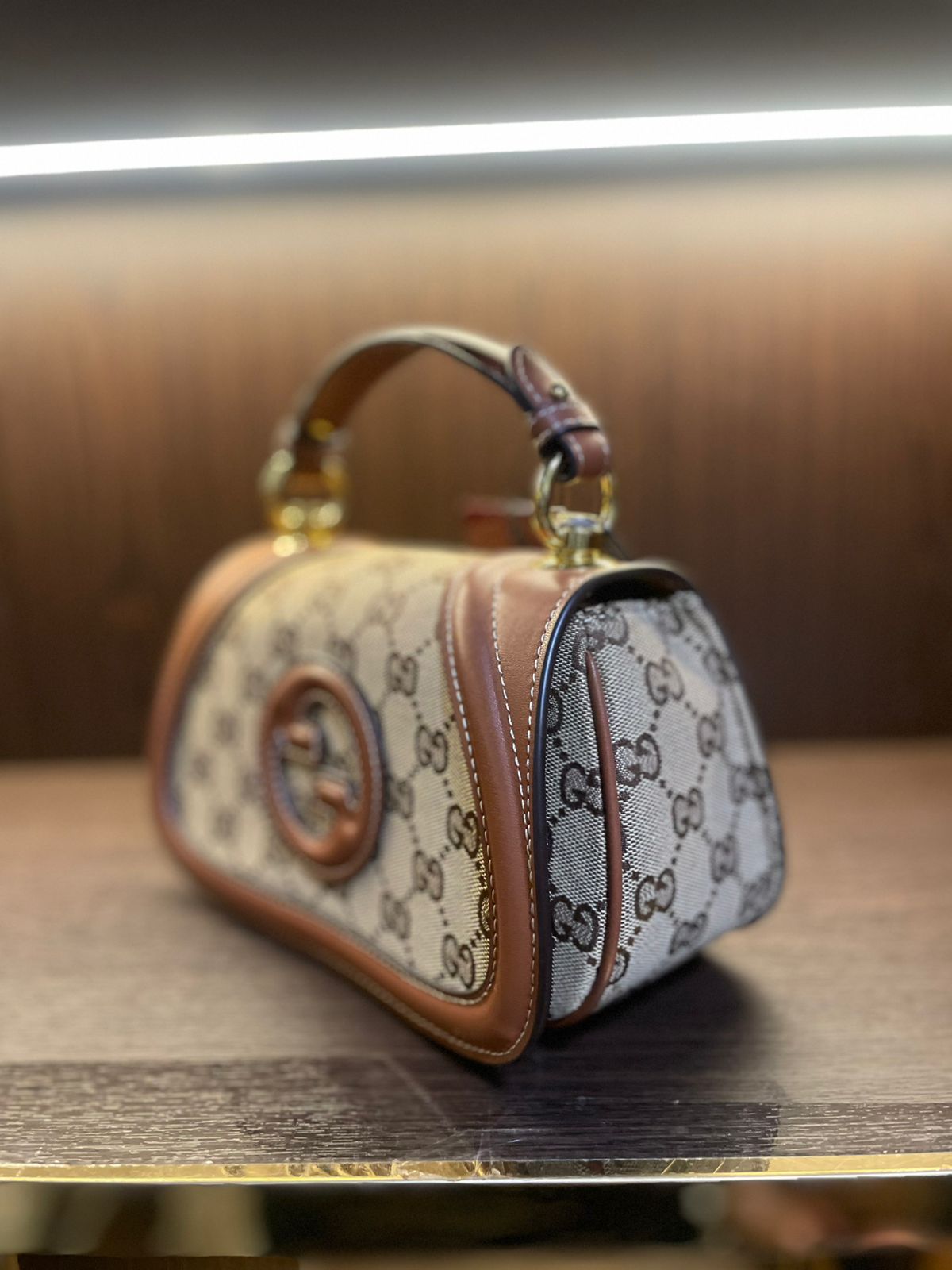 GG HANDBAG 22CM super master real leather