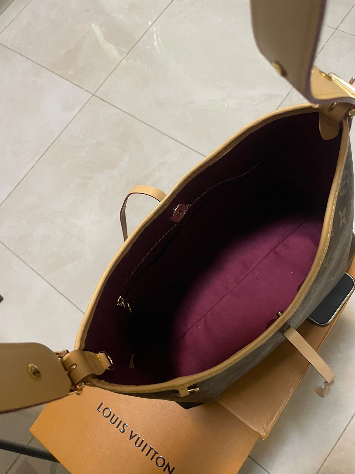 CARRY ALL PM BAG super master real leather