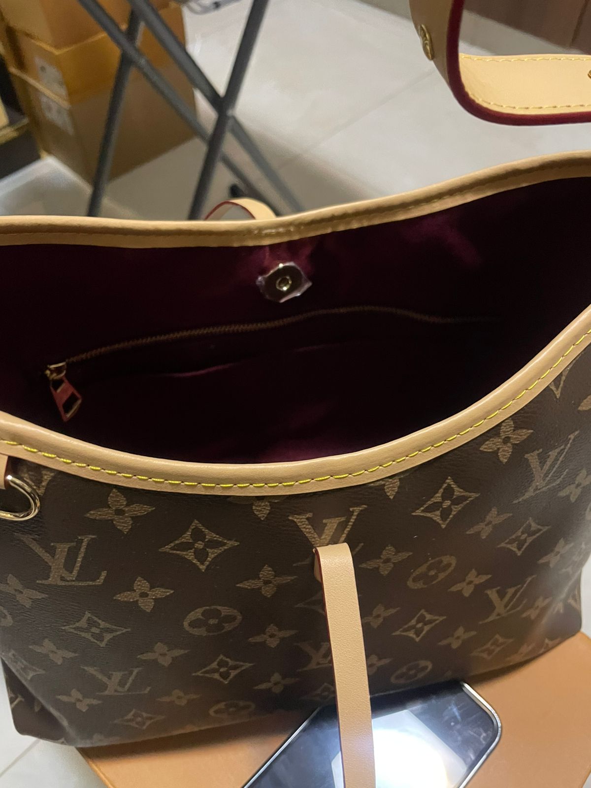 CARRY ALL PM BAG super master real leather