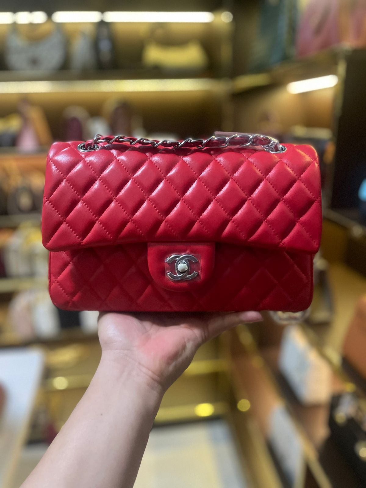 CC DOUBLE FLAP super master real leather