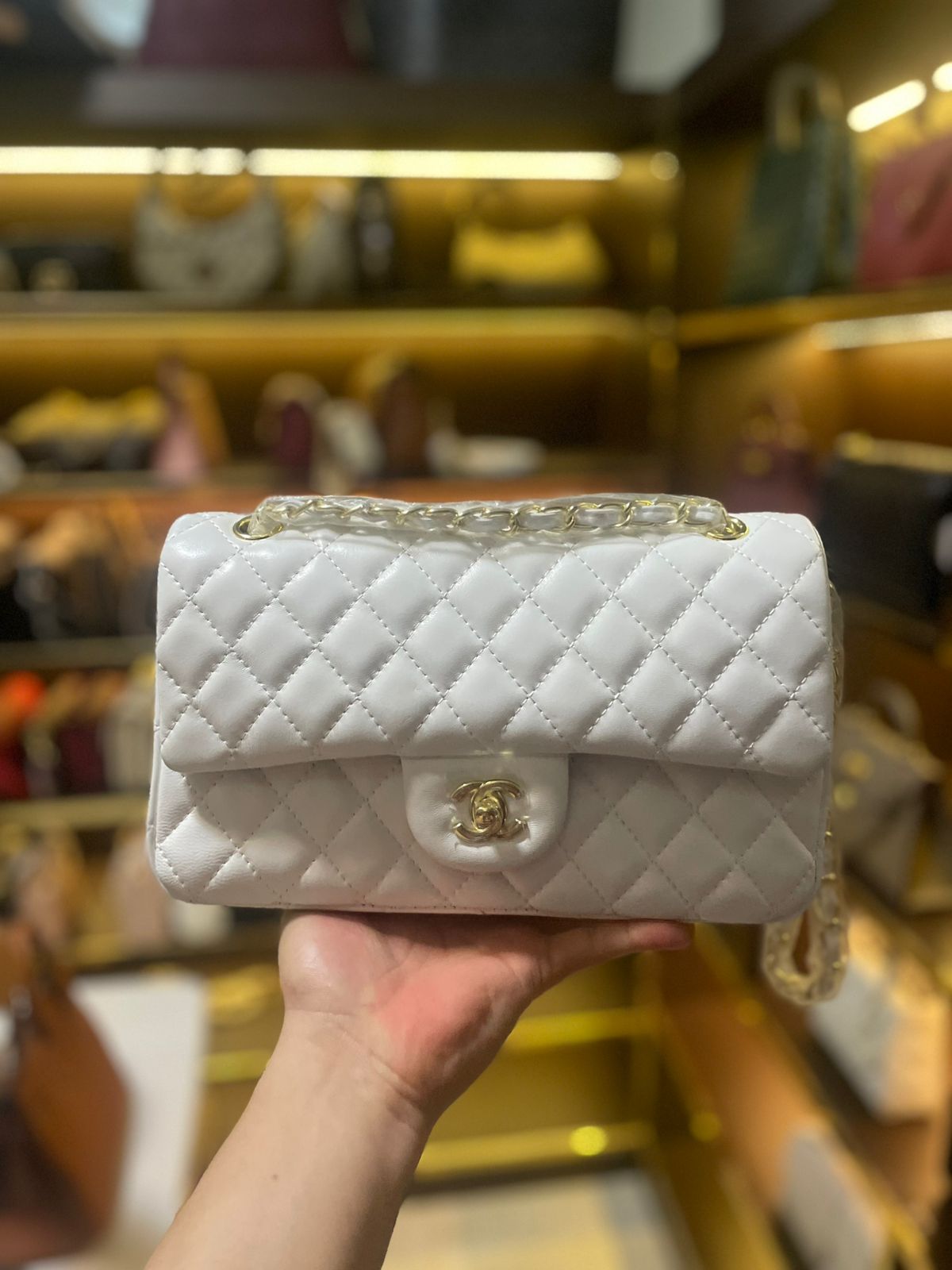 CC DOUBLE FLAP super master real leather