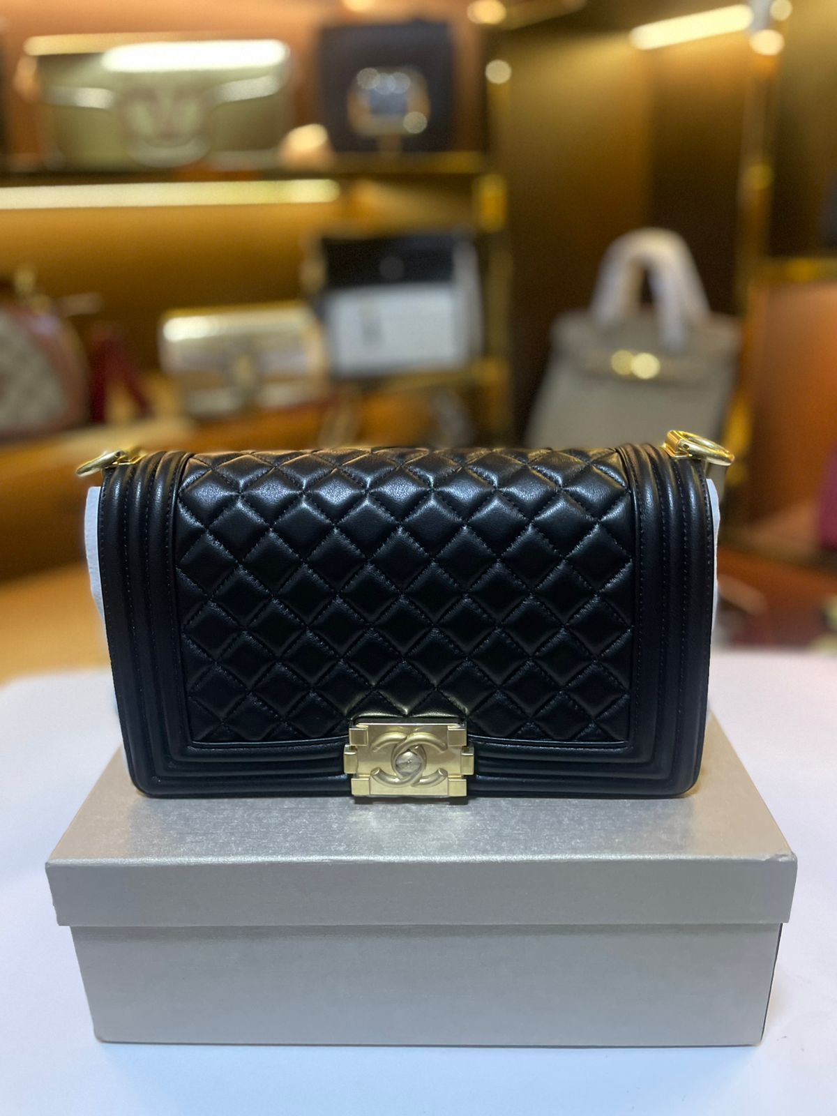 CC LE BOY super master quality real leather