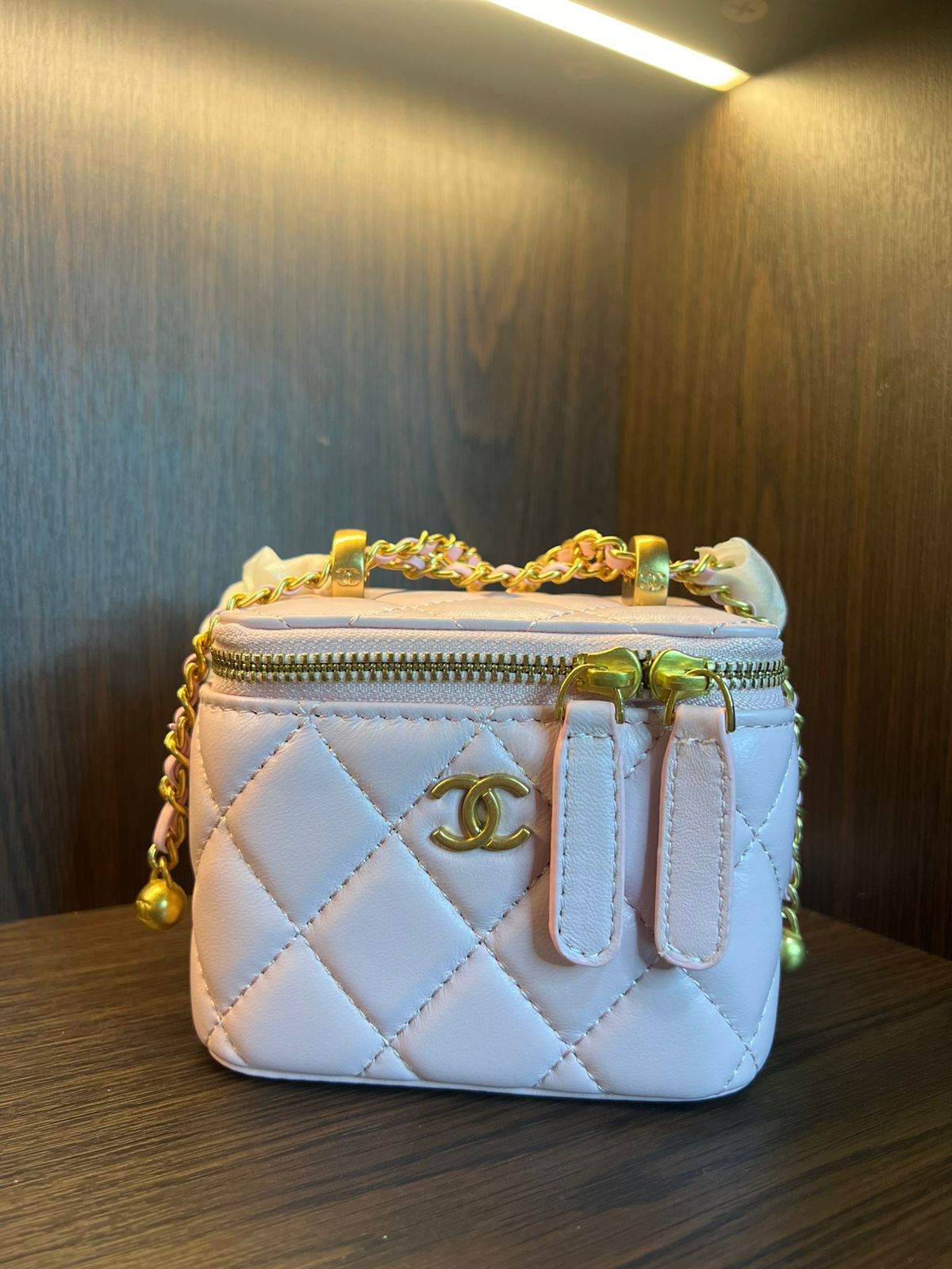 CC VANITY MICRO super master real leather
