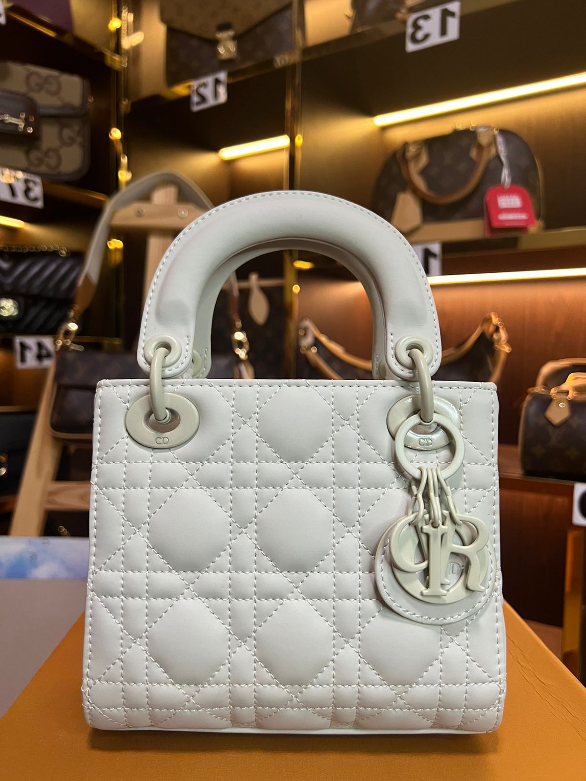 DIOR MATTE WHITE super master quality real leather