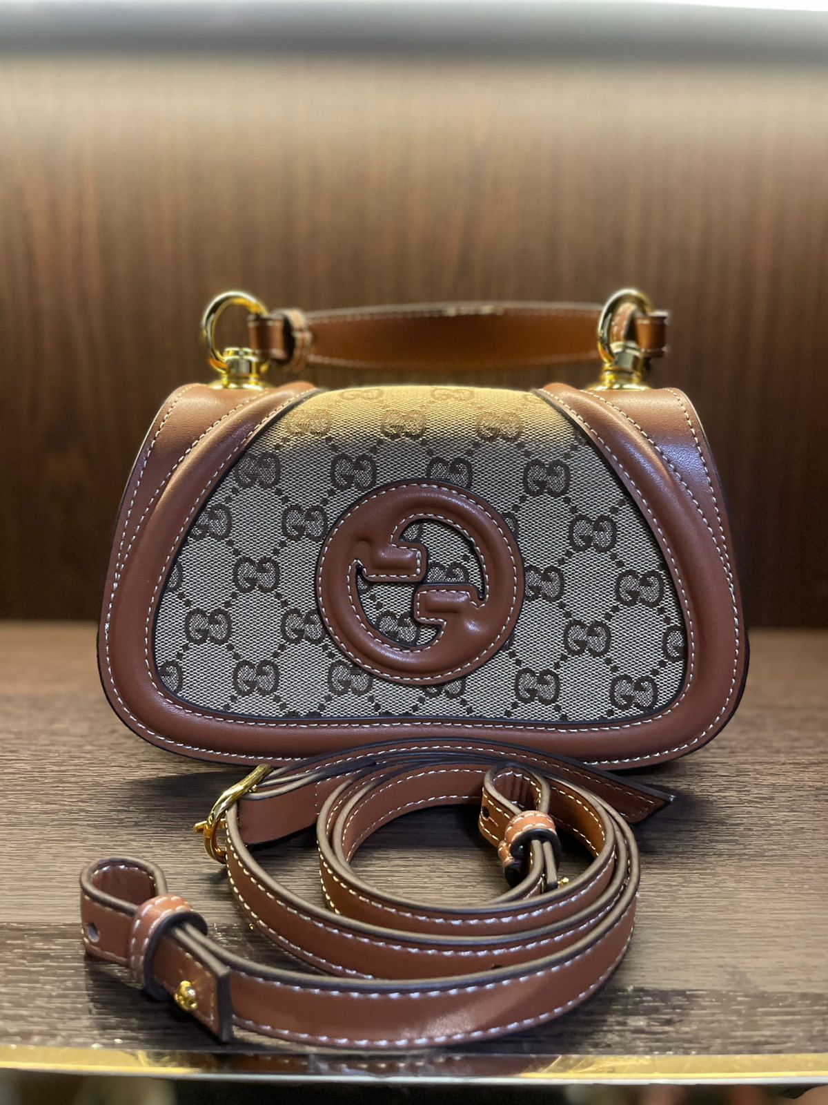 GG HANDBAG 22CM super master real leather