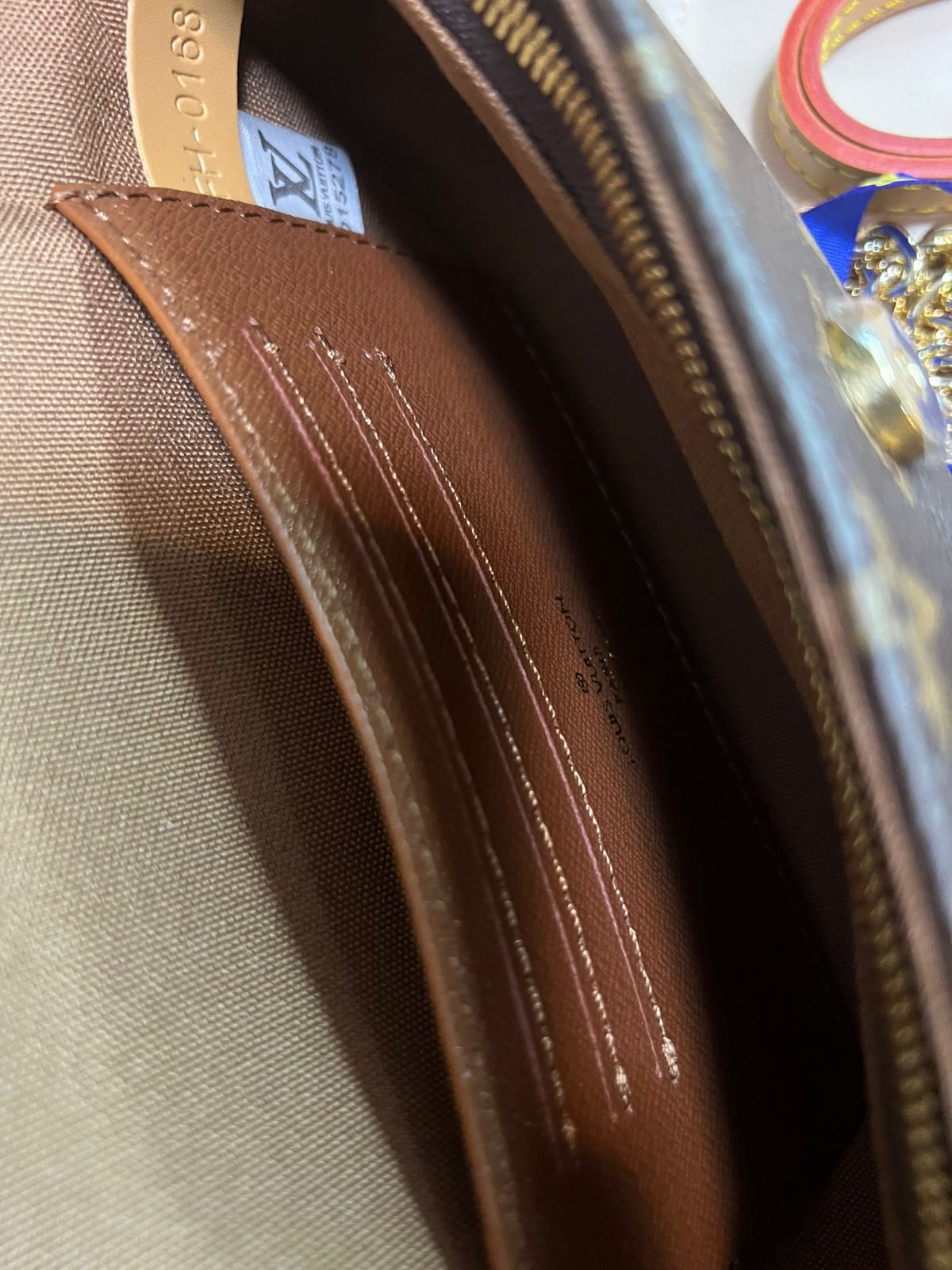 LV IVY MINI super master real leather