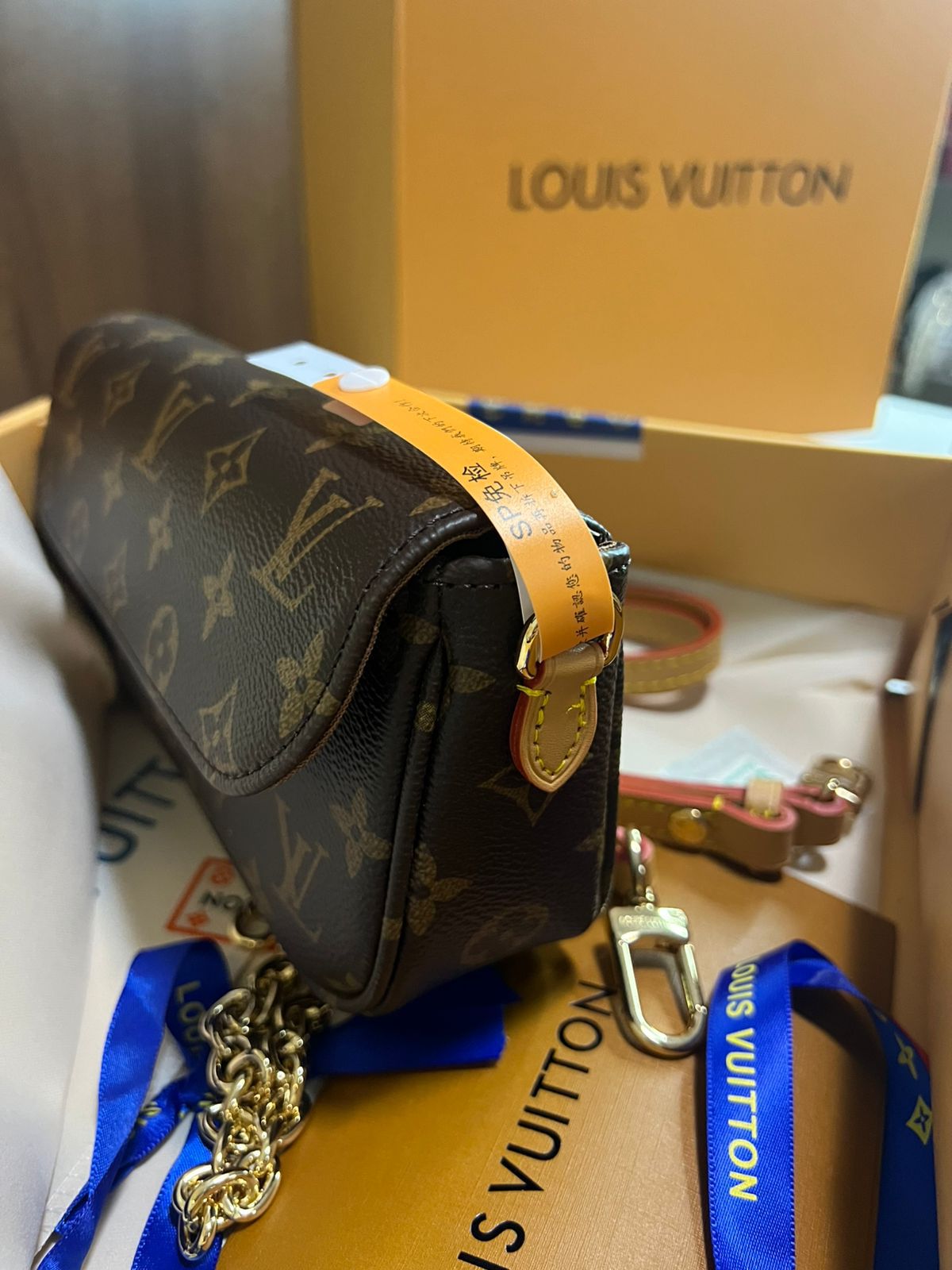 LV IVY MINI super master real leather
