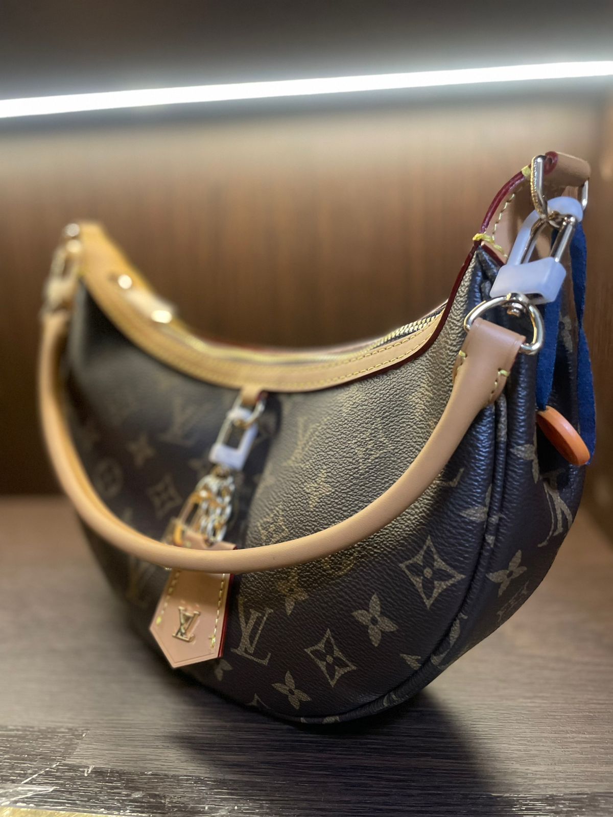 LOOPING BAG medium super master real leather