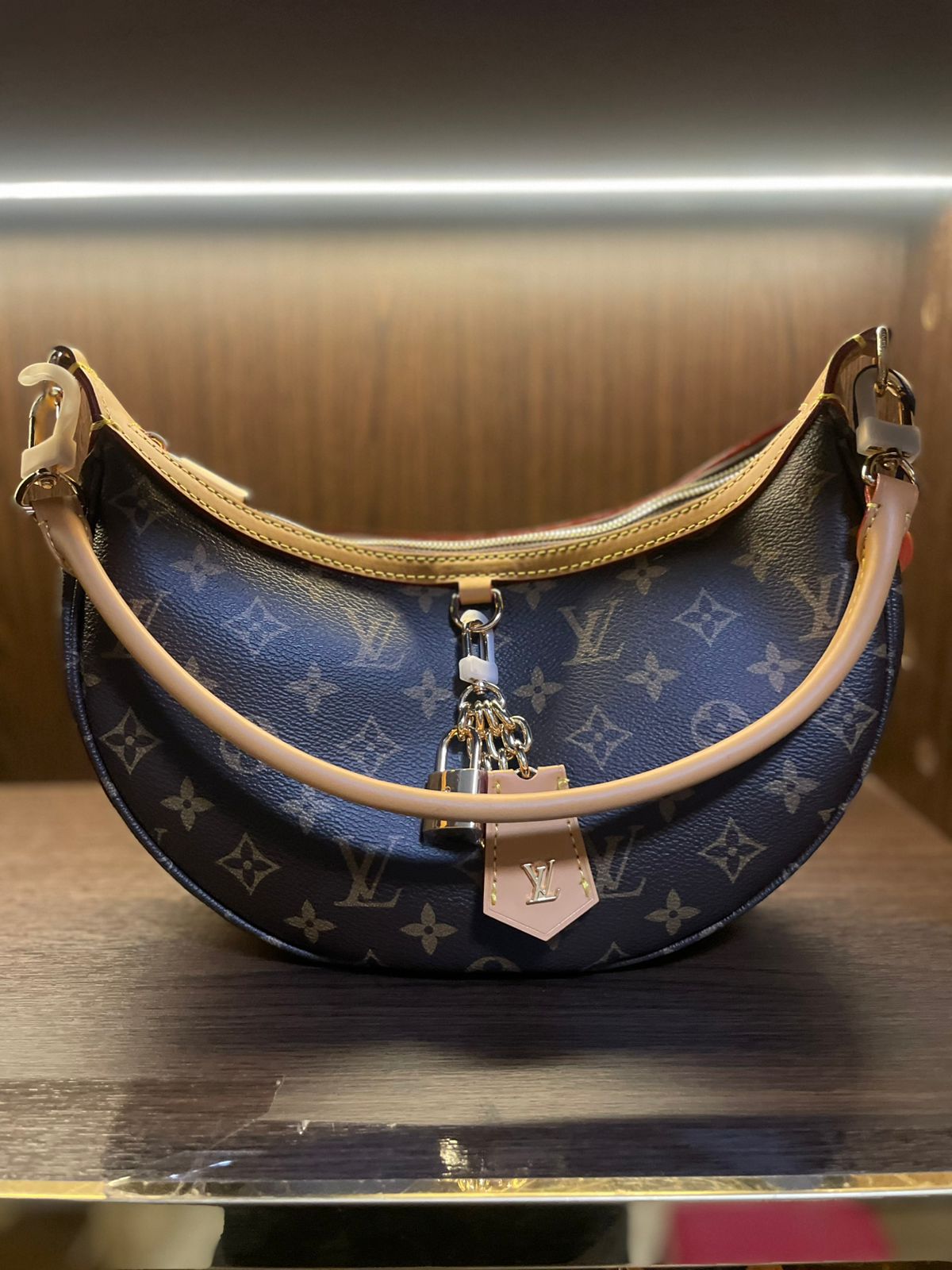 LOOPING BAG medium super master real leather
