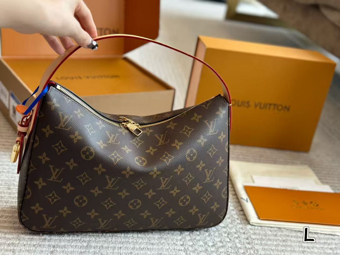 SLOUCHY PM bag super master real leather