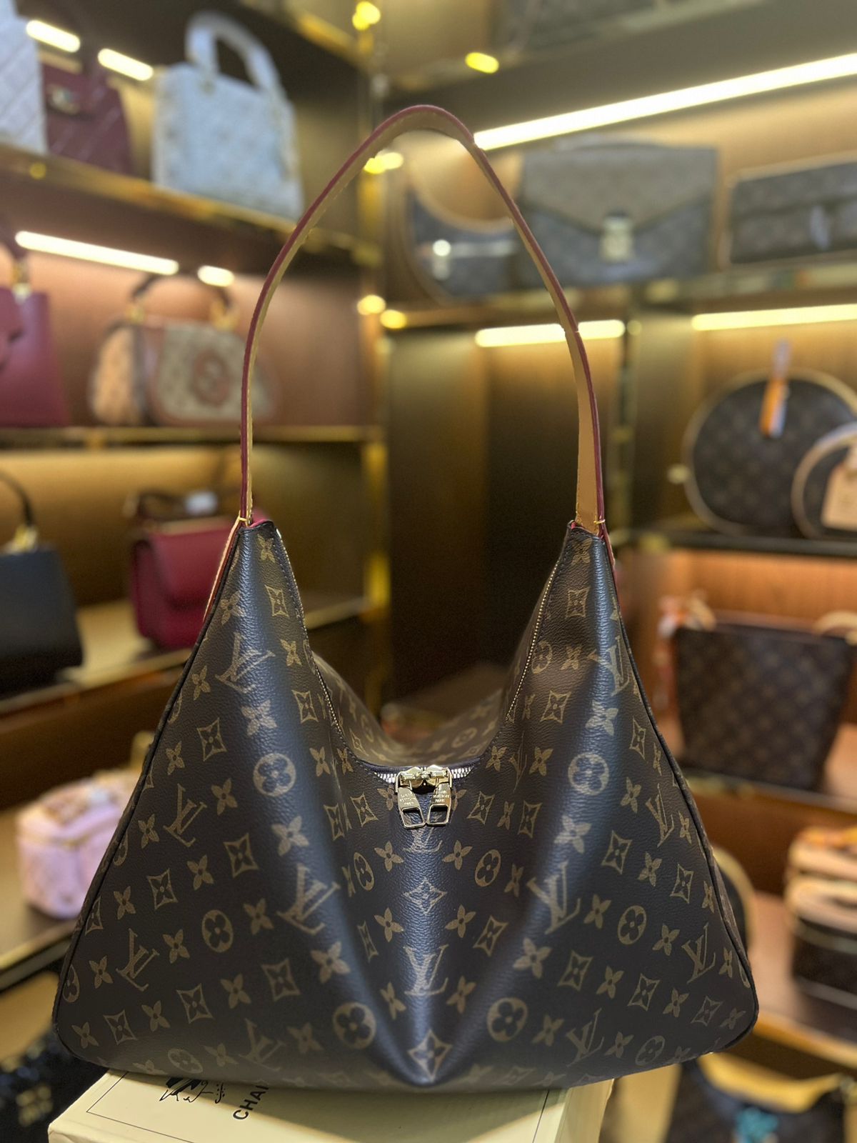 SLOUCHY PM bag super master real leather