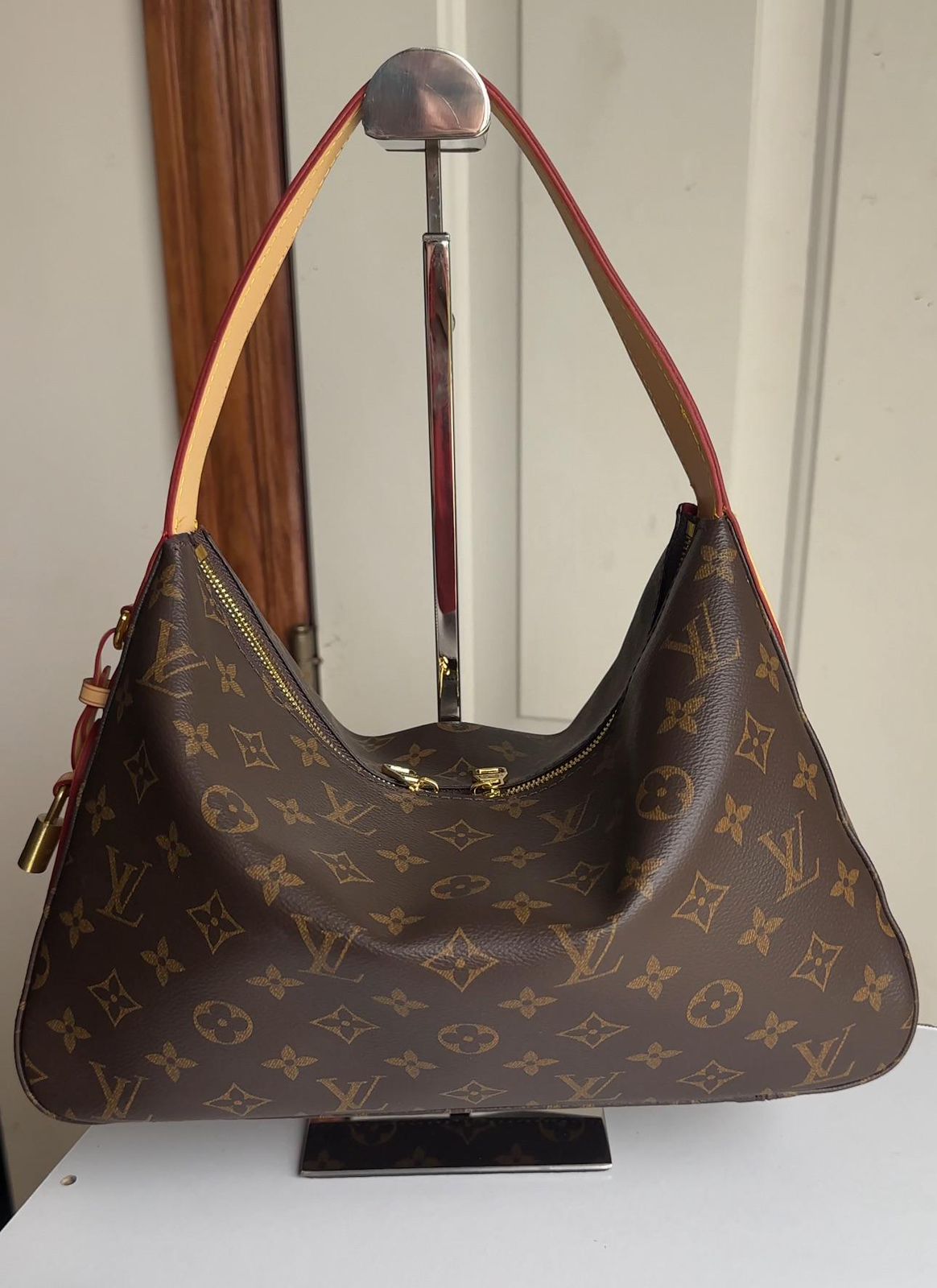 SLOUCHY PM bag super master real leather