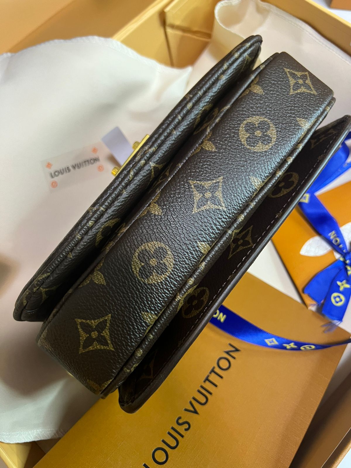 LV POCHETTE METIS EAST WEST MINI super master real leather