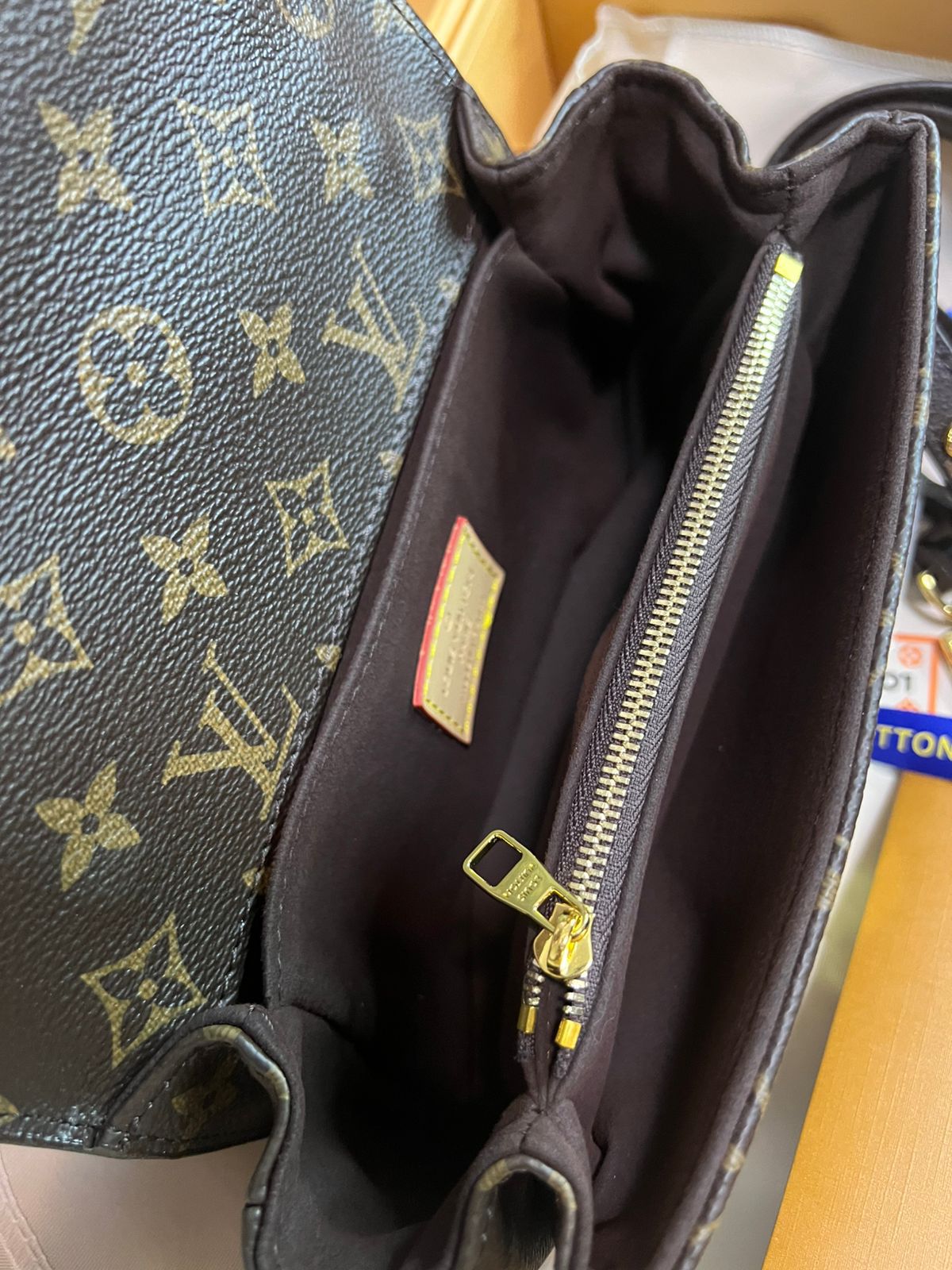 LV POCHETTE METIS EAST WEST MINI super master real leather