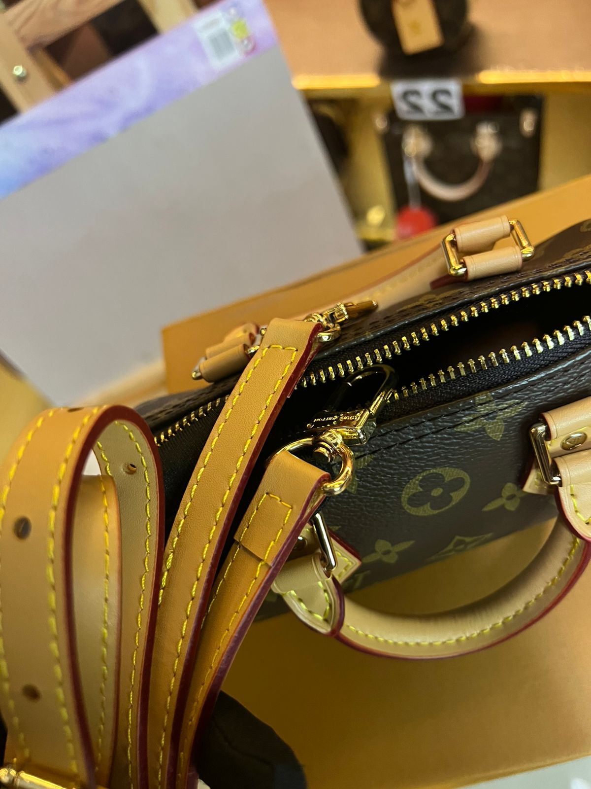 SPEEDY NANU 16CM super master real leather