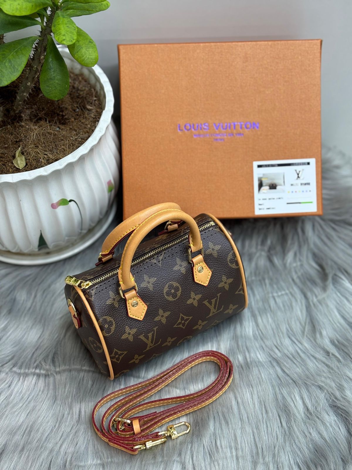 SPEEDY NANU 16CM super master real leather