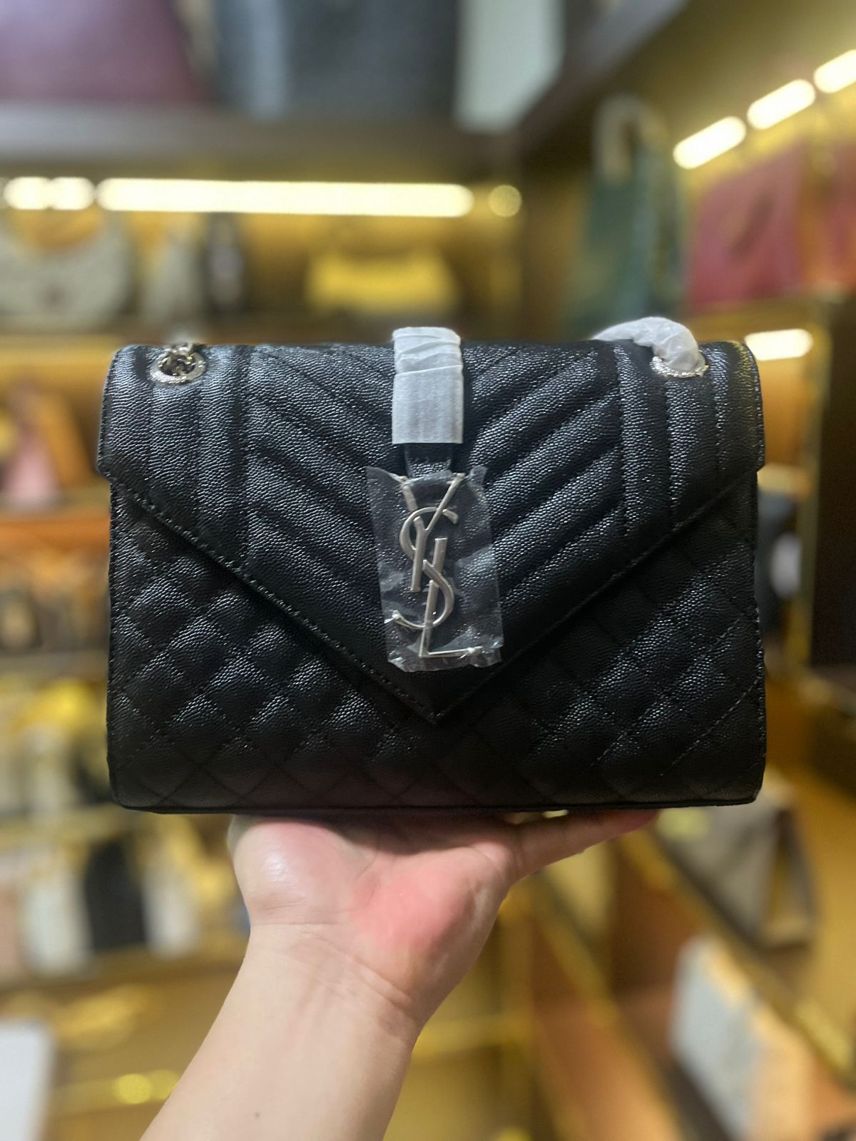 YSL SHOULDER & SLING super master real leather